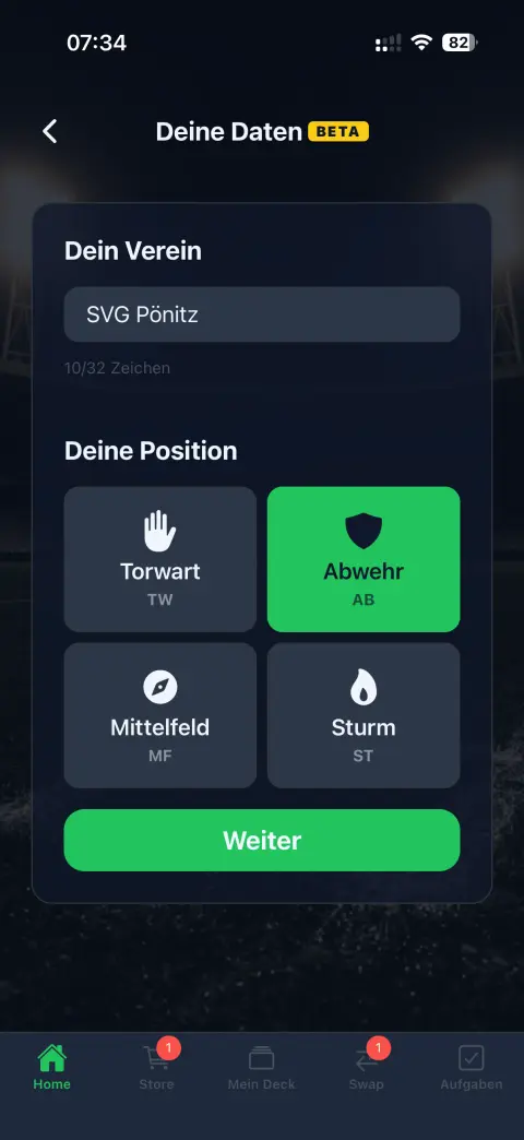 Verein & Position